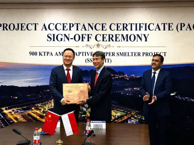 Smelter Tembaga AMMAN Resmi Rampung,  Perkuat Hilirisasi dan Nilai Tambah Mineral Nasional